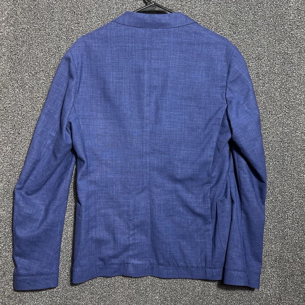 Taylor Stitch Blue Men's Suit Blazer - Picture 4 of 7